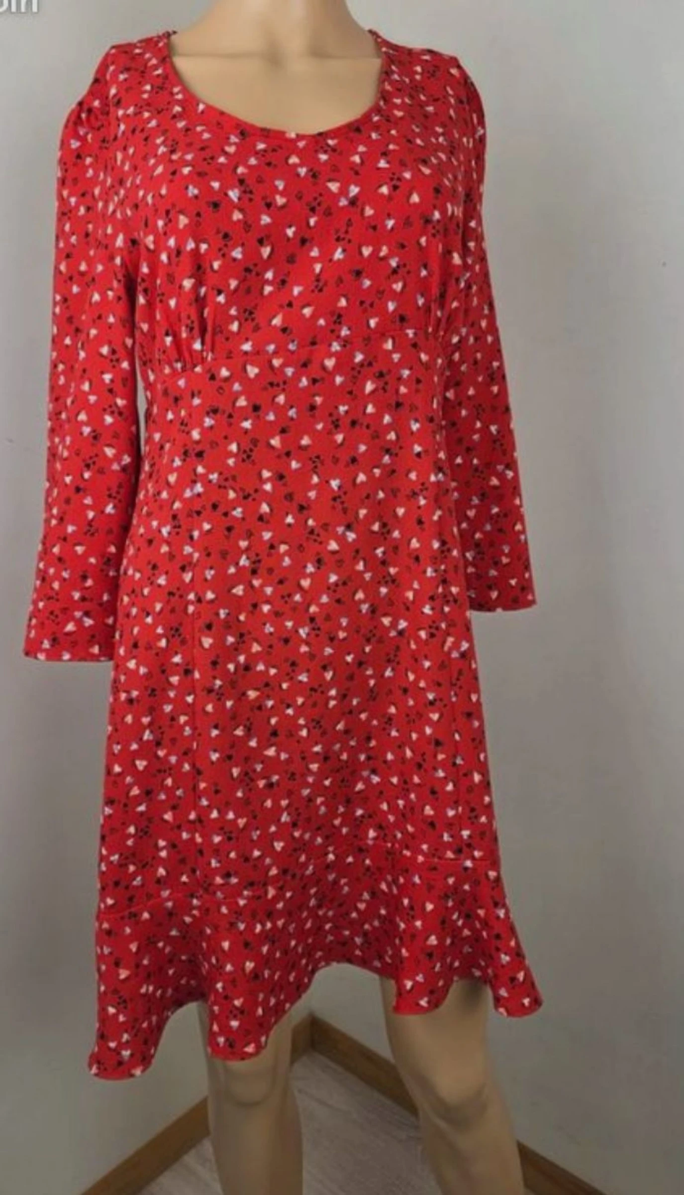 Robe à motifs petits cœurs romantique  Naf Naf Taille 38 (M)